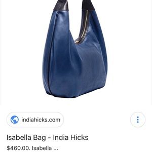 NWOT Retired India Hicks Isabella Bag- Blue